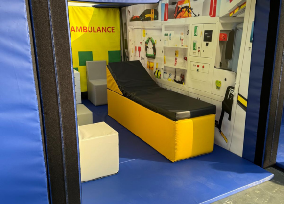 MTE ambulance designed and demonstrated for The Blue Lights Show 2025 Design and Manufacturing