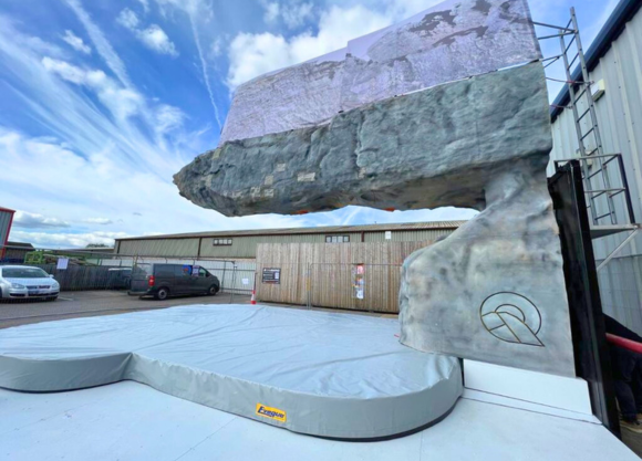 Custom Climbing Matting for the GYMRHINO Replica for Quartzite Boulders Design and Manufacturing