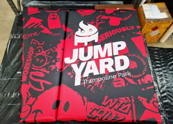 Bespoke Protective Padding for Jump Yard Trampoline Park and Zip Zag Ride Design and Manufacturing