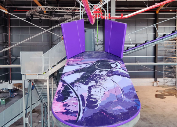 Bespoke Printed Protective Padding for Zip Zag Ride Design and Manufacturing