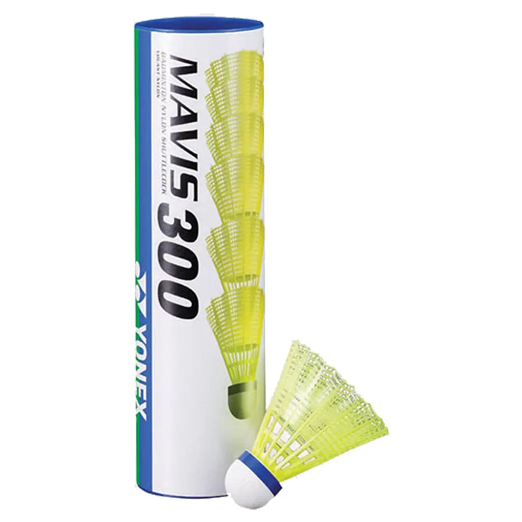 Yonex Mavis 300 Nylon Shuttlecocks -Tube of 6