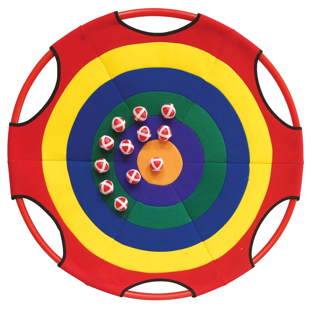 Bullseye Throwing Target C/W 12 Balls