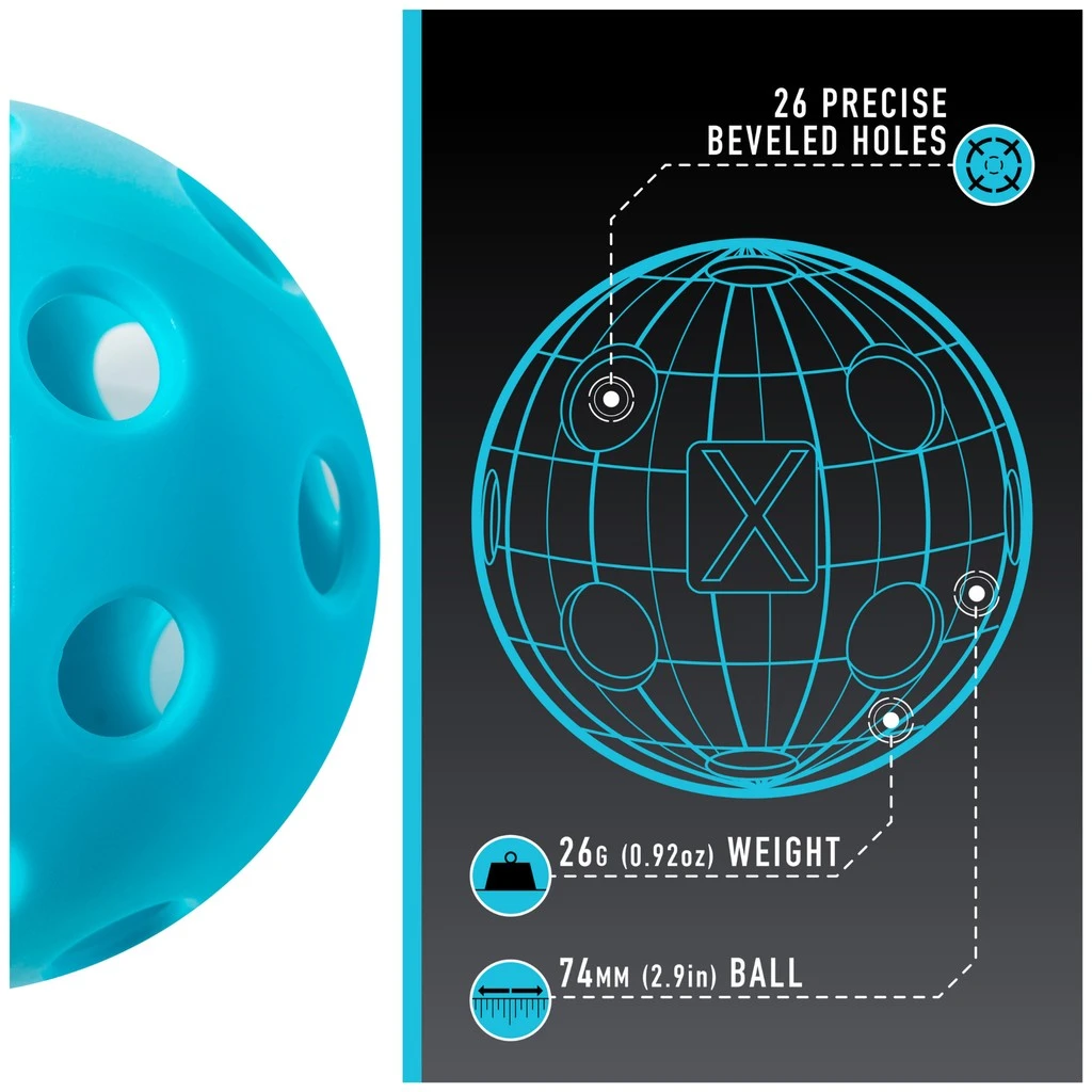 Franklin Indoor X-26 Pickleball – Packs of 100