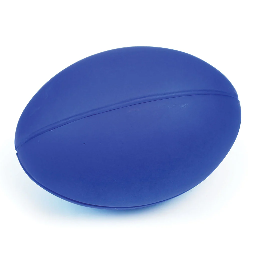 Skinned Foam Midi Rugby Ball – Blue