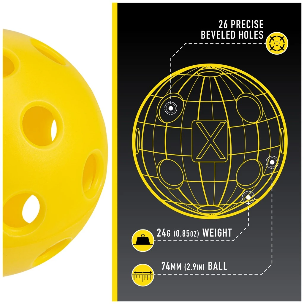 Franklin Indoor X-26 Pickleball – Packs of 100