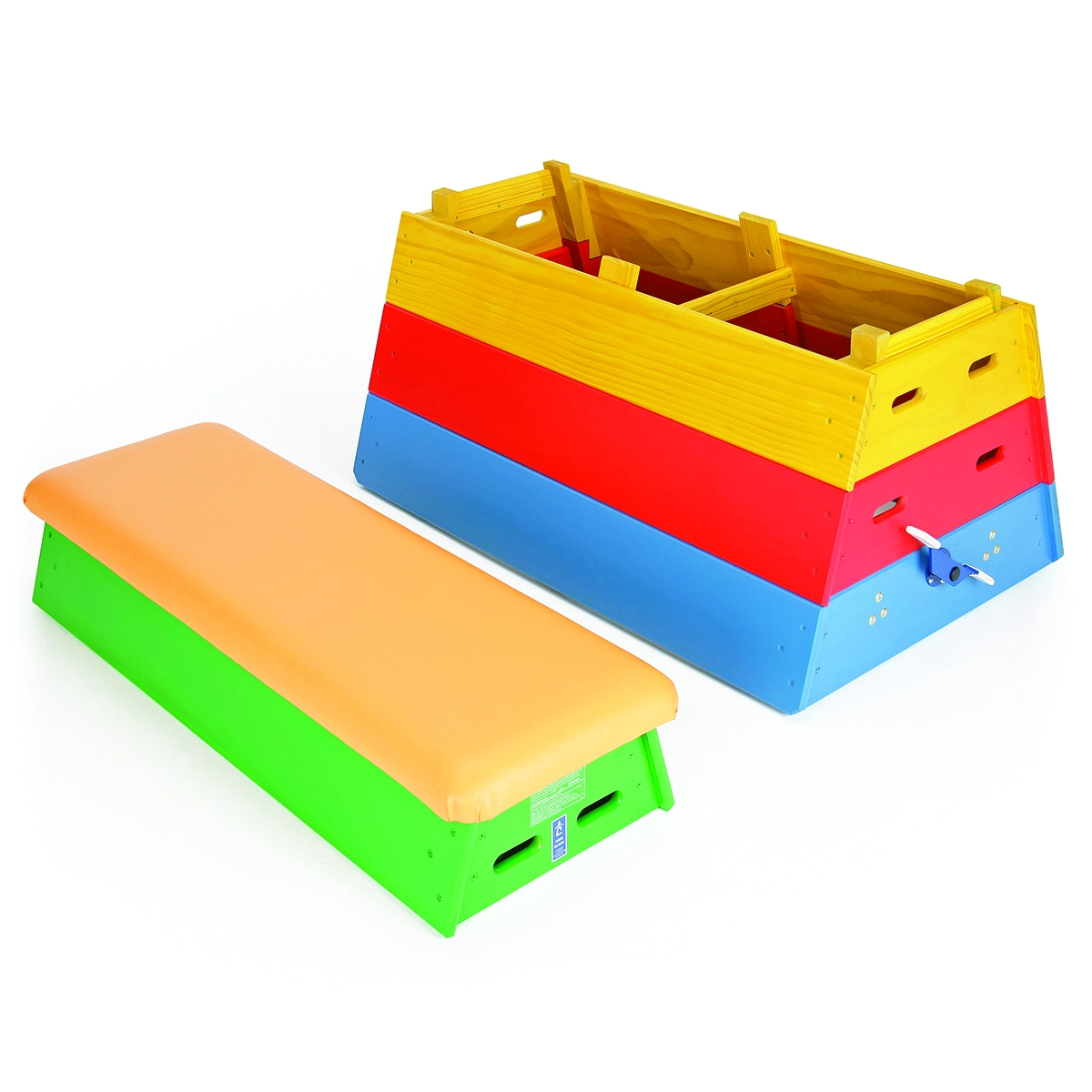 Junior Vault Box – Multicoloured with Wheeling Device