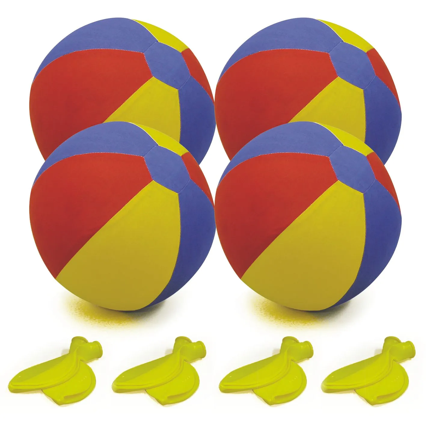 Cloth Covered Balloon Ball 250mm, Cotton – Set of 4