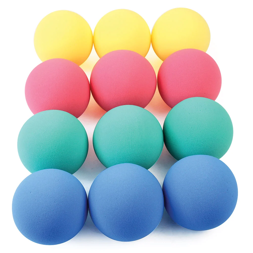 Soft Sponge Foam Ball 90mm – Set of 12