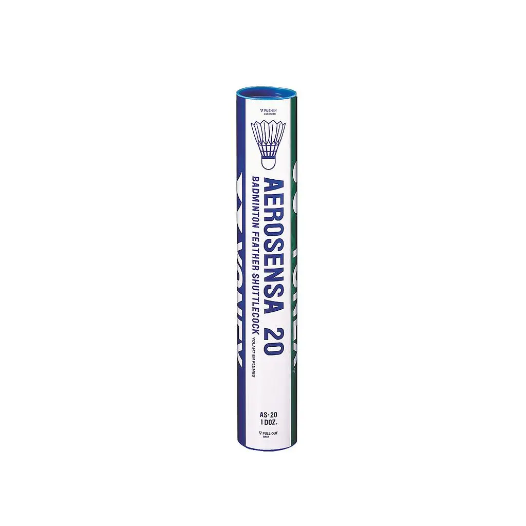 Yonex Aerosensa Feather Type 20 Shuttlecocks – Tube of 12