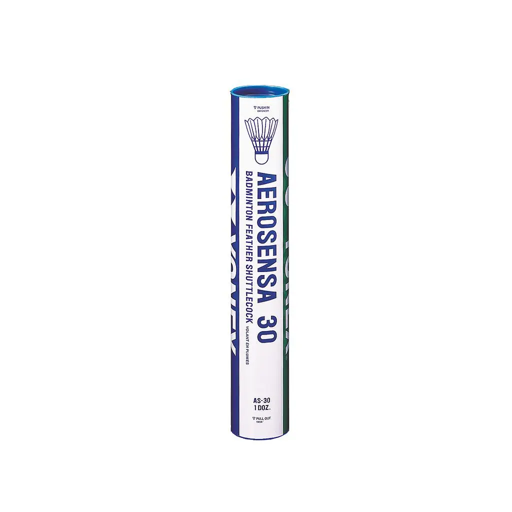 Yonex Aerosensa Feather Type 30 Shuttlecocks – Tube of 12