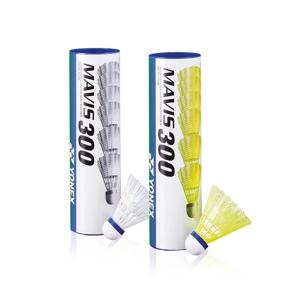 Yonex Mavis 300 Nylon Shuttlecocks -Tube of 6